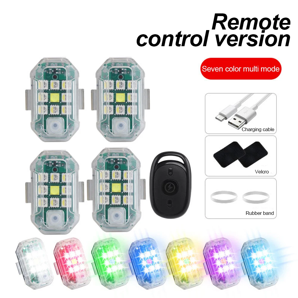 Drone Beacon Light - Wireless Remote Control LED Aircraft Strobe