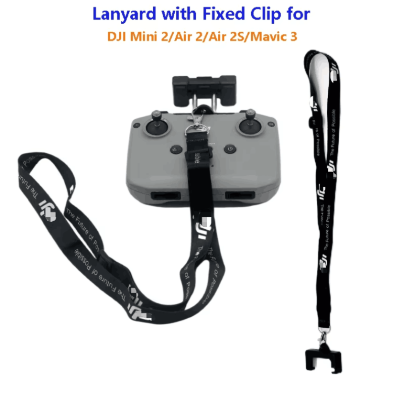 Drone Tablet Mount - Remote Controller Lanyard NeckStrap with Fixed