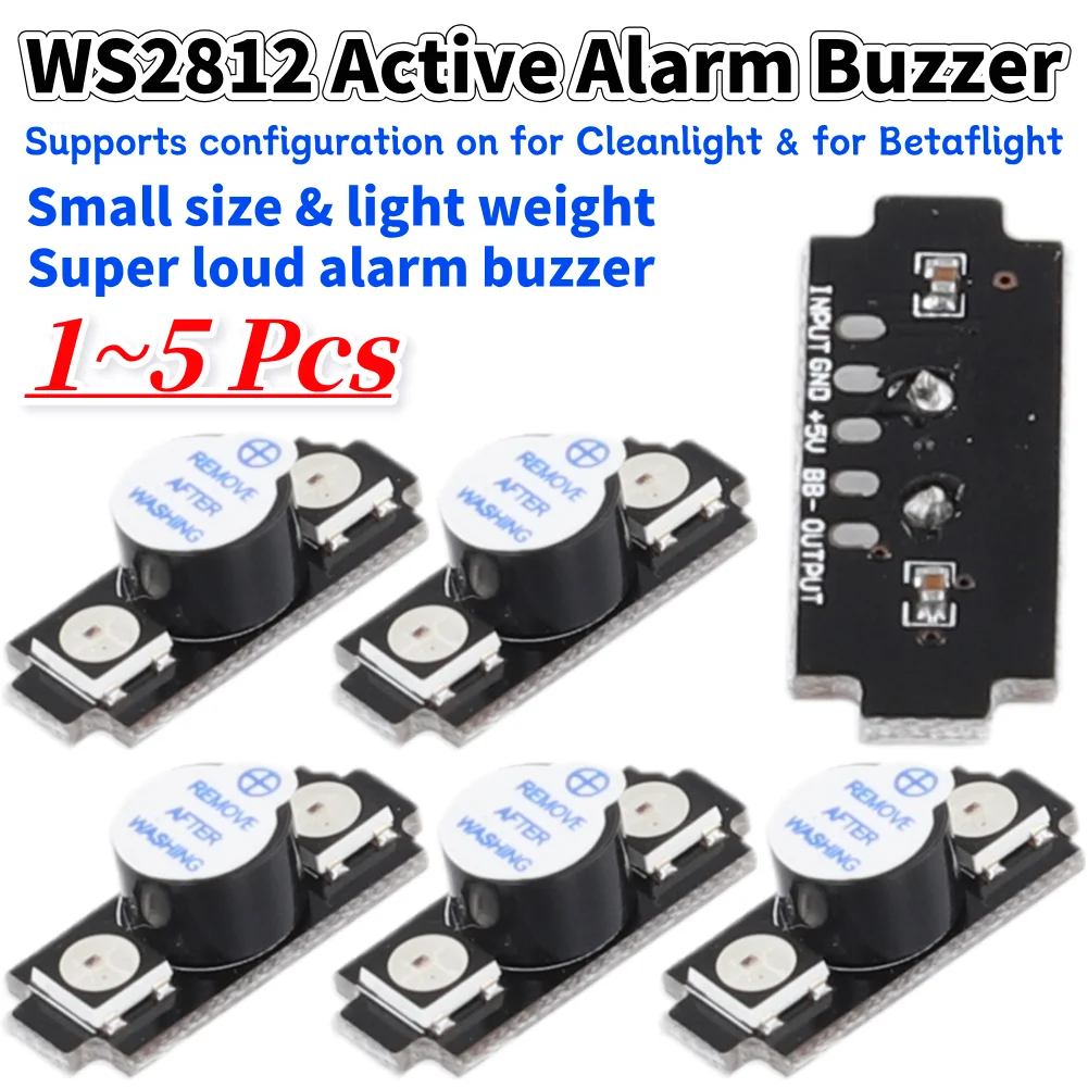 Drone Beacon Light - WS2812 Active Alarm Buzzer Colorful RGB