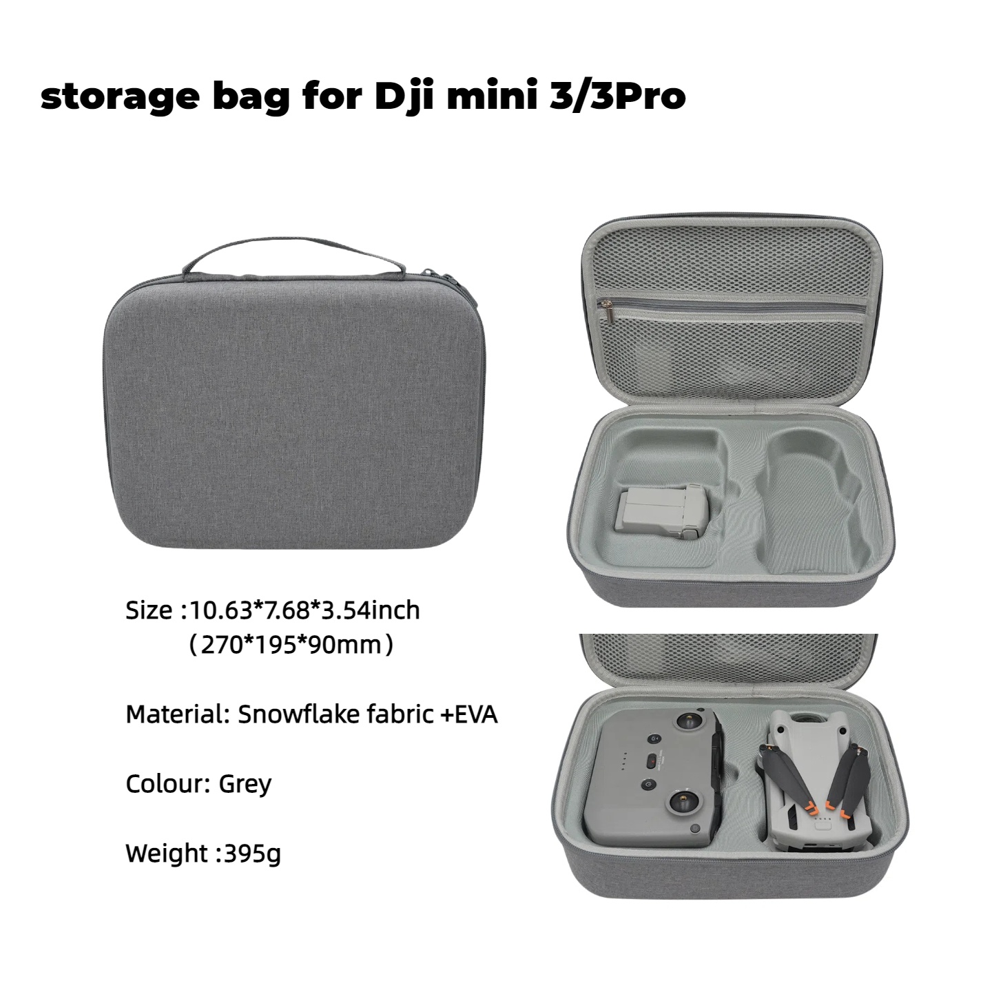 Drone Joystick Cover - Hard EVA Drone Bag For DJI