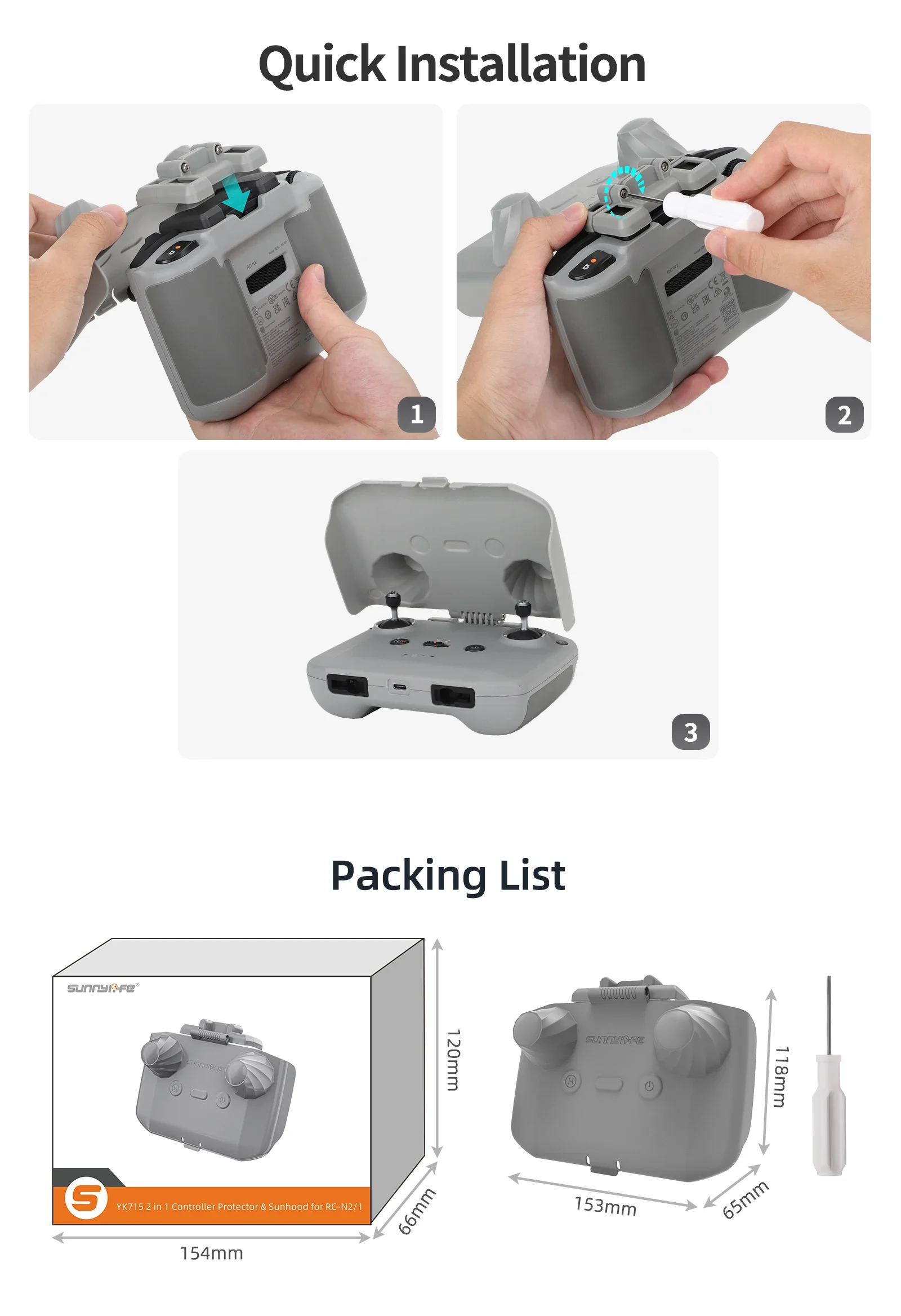 2 in 1 Controller Protector Su - Drone Joystick Cover review and price