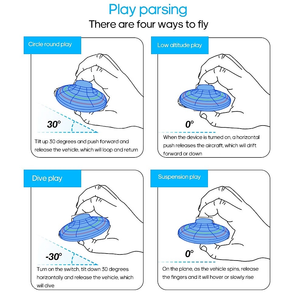 Flying Ball Boomerang Flyorb M - Drone Beacon Light review and price
