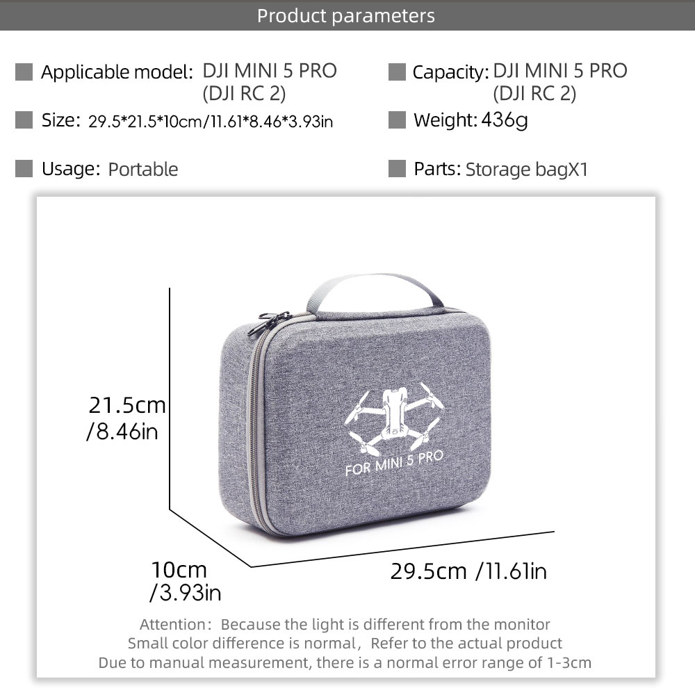 Storage Carry Case for DJI Min - Drone Joystick Cover review and price