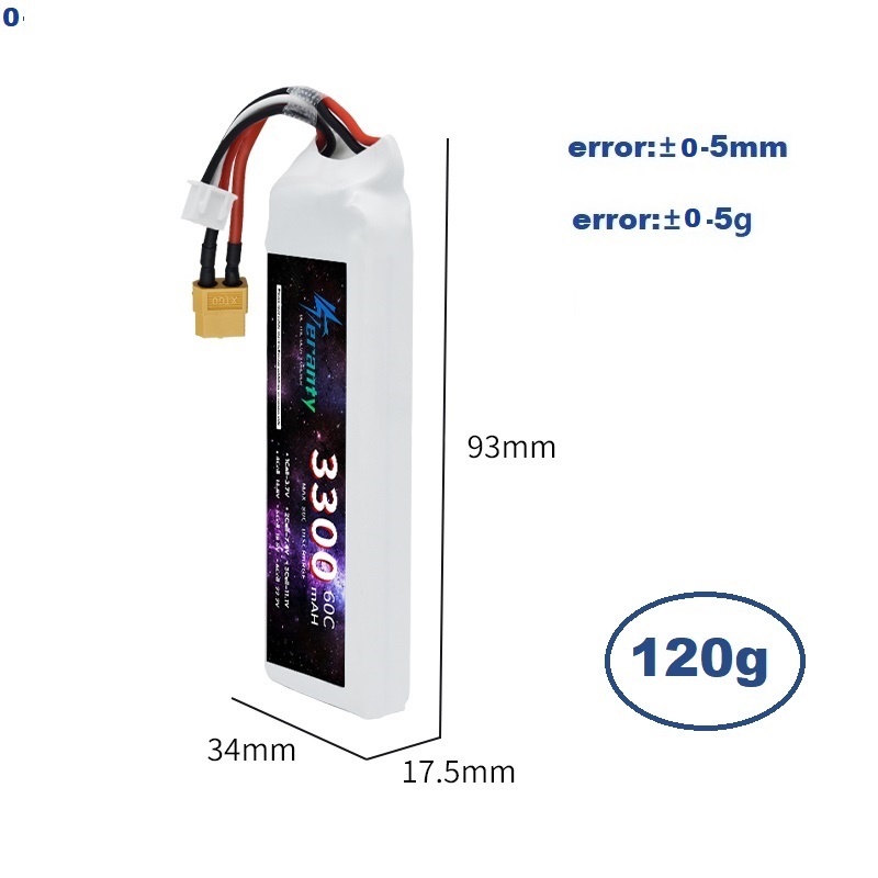2S 7.4V LiPo Battery 3300mAh 6 - Drone Battery Adapter review and price