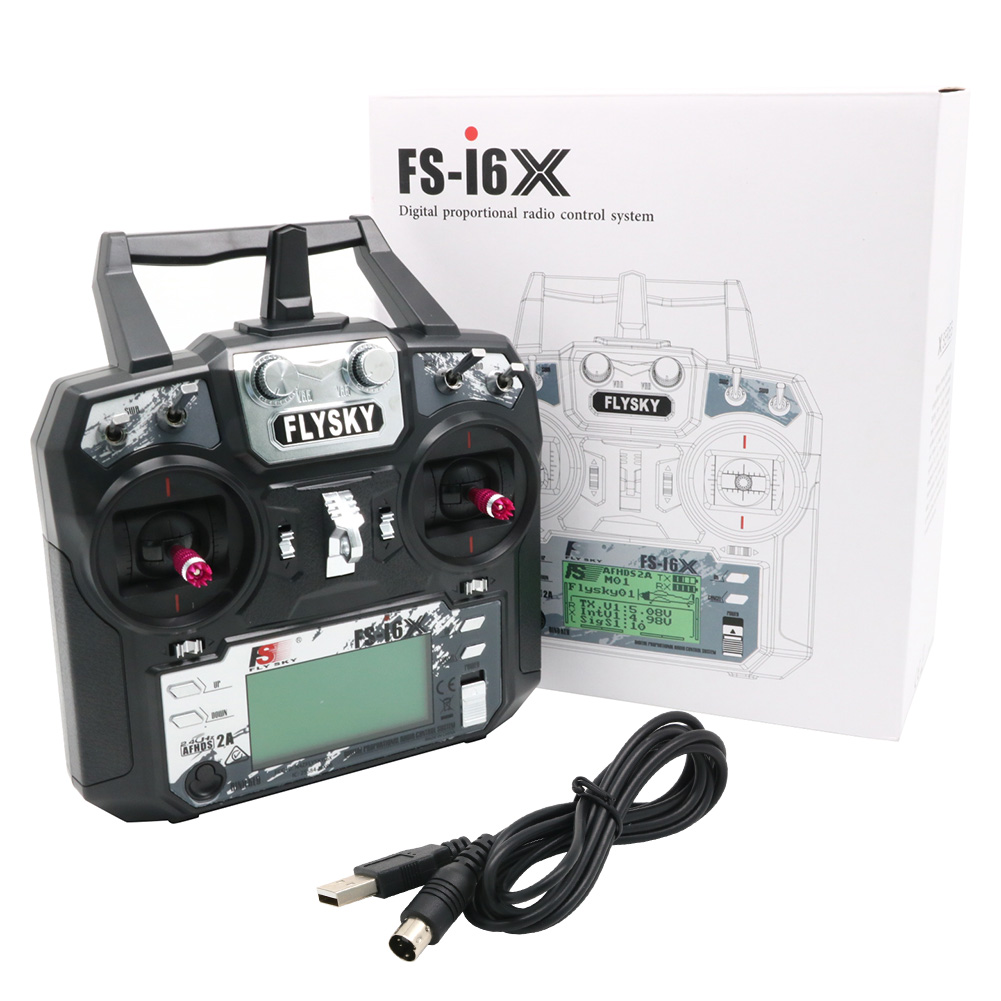 FLYSKY FS-i6X FS i6X 10CH 2.4G - Drone Battery Adapter review and price